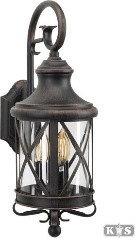 Buitenlamp muurlamp Romantica M Aluminium Rustiek Bruin KS ... Buitenlamp muurlamp Romantica M Aluminium Rustiek Bruin KS ...